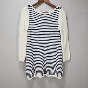 H&M Striped Tunic Sweater